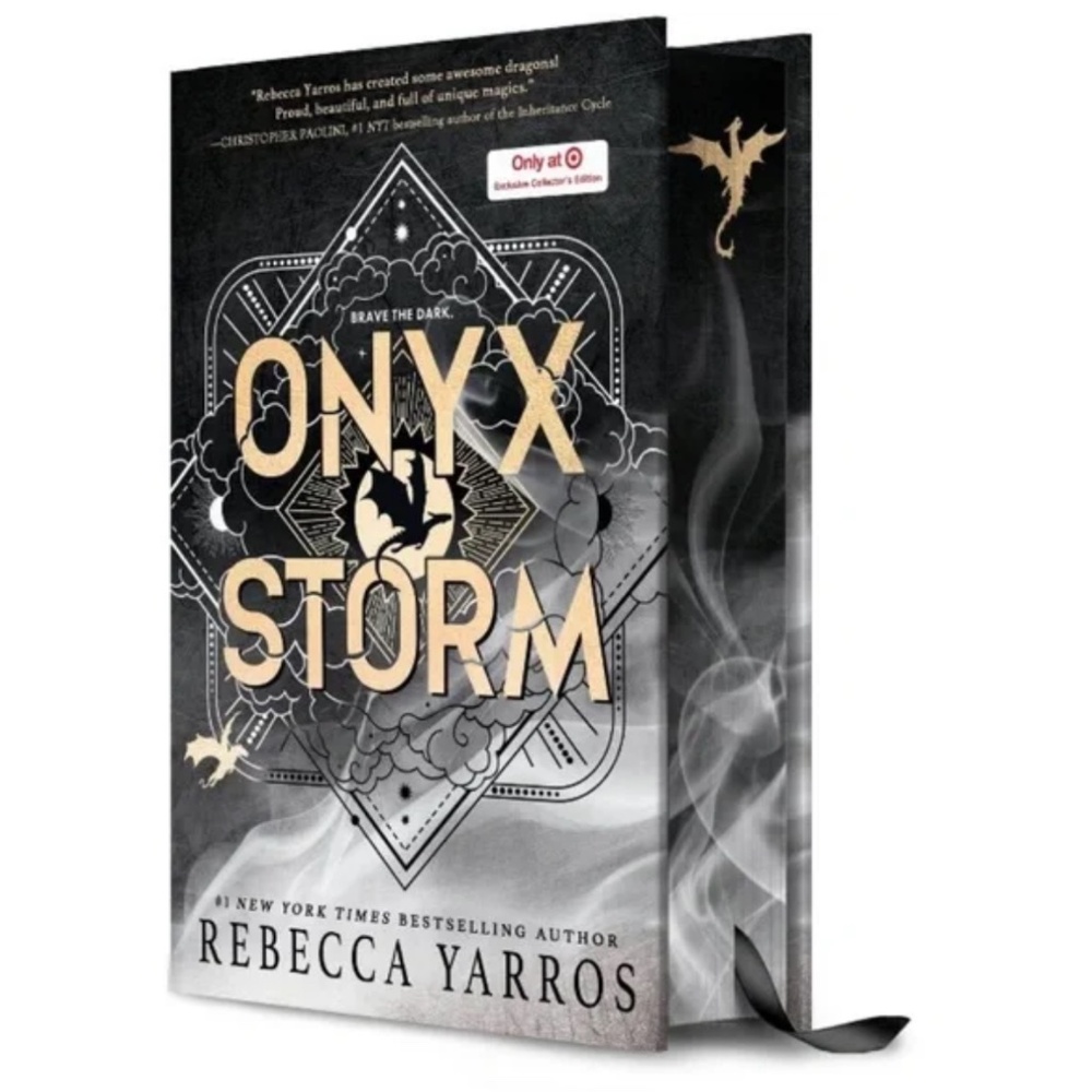 LAST ONE  • Onyx Storm • Target Exclusive Edition • Rebecca Yarros (Hardcover)